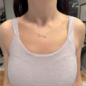 Silver Infinity Necklace